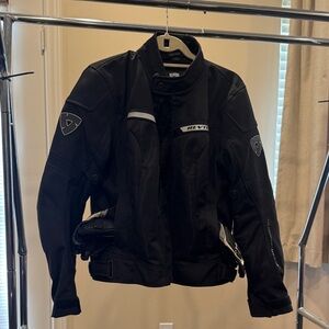 Real Motorcycle Jacket with Gloves
